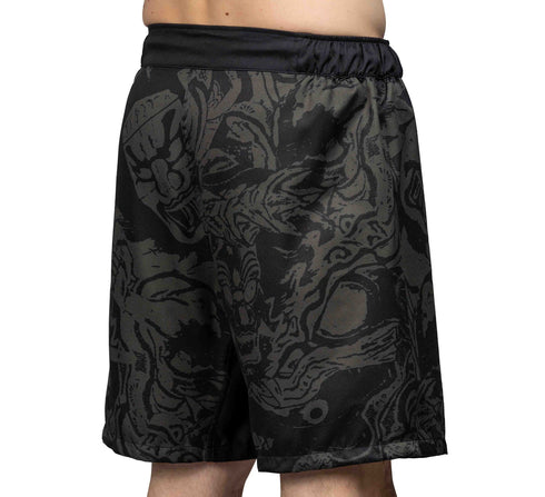Fuji Fighting Spirit Lightweight Shorts Black/Green